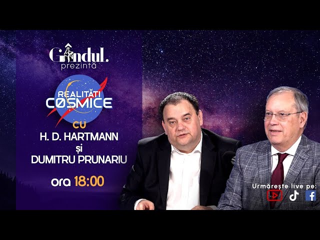 REALITĂȚI COSMICE, cu H.D. Hartmann și Dumitru Prunariu. "Bezos comunică mai puțin decât Musk"