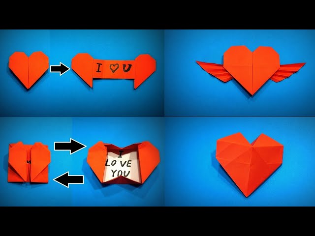 How to Make a Paper Heart Message | Origami Valentine's Day Collection | Easy Origami ART