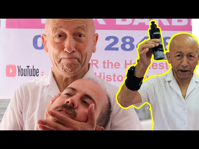 STRONG HEAD MASSAGE / ASMR PINK BARBER