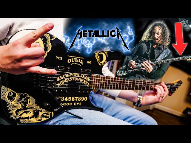 I Used KIRK HAMMETT'S GUITAR to Play His 5 BEST Metallica Solos