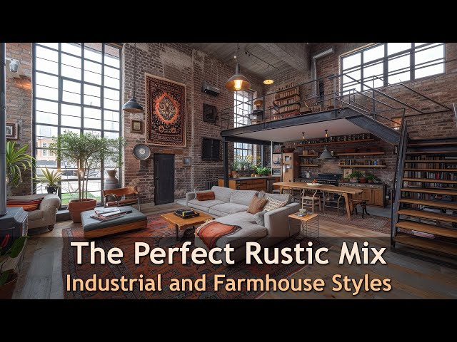 Transforming an Industrial Loft with Farmhouse Touches: Modern Rustic Fusion