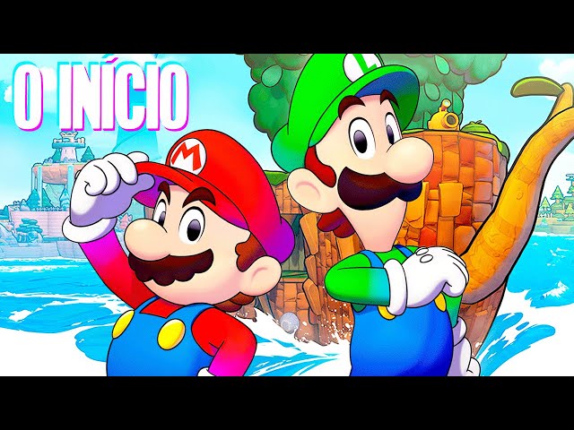 O NOVO JOGO DO MARIO PARA O NINTENDO SWITCH - Mario & Luigi Brothership - O Início (Gameplay PT-BR)