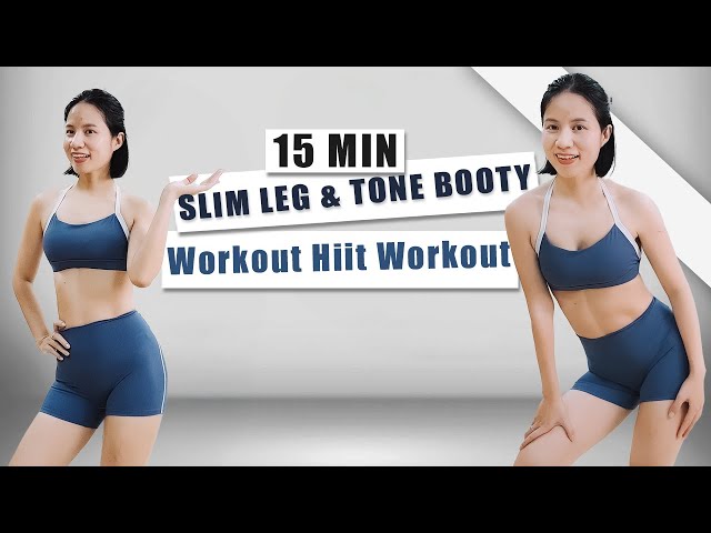 15 MIN SLIM LEG & TONE BOOTY | | Workout Hiit Workout Beginner