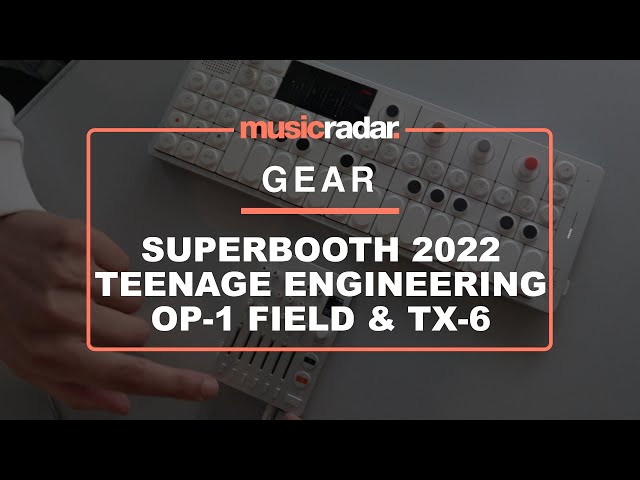 Superbooth 2022: Teenage Engineering OP 1 Field & TX 6 Sound Demo