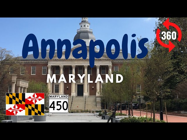 Historic Annapolis, Maryland in 360° Driving Tour