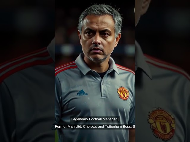 José Mourinho: Legendary Football Manager | Former Man Utd, Chelsea, and Tottenham Boss