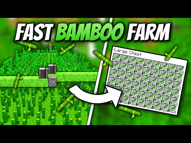 Bamboo Farm - 10,000+ Per Hour - Minecraft 1.21+ Tutorial