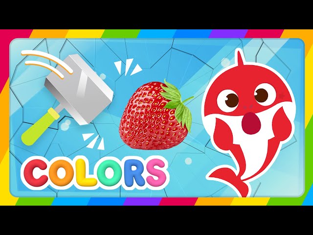 Baby Shark Hungry Color Show | Breaking Ice Cube learn colors | Yummy Fruits | Ice Cube Colors