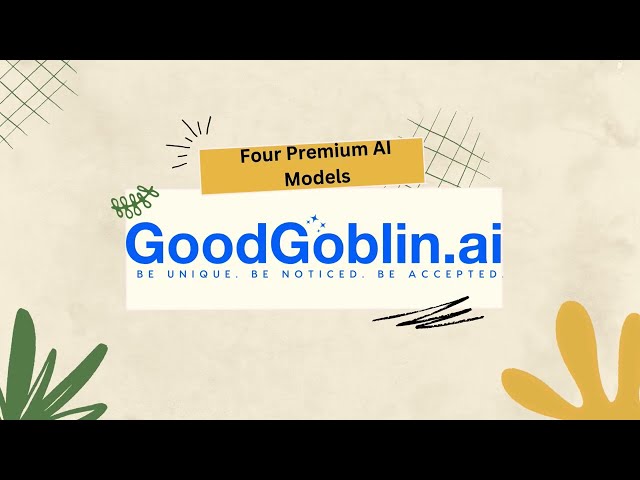 AI Models for AI Native GoodGoblin Platform