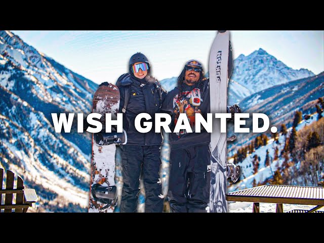 Zeb Powell Makes Kevin's Snowboard Dreams Come True