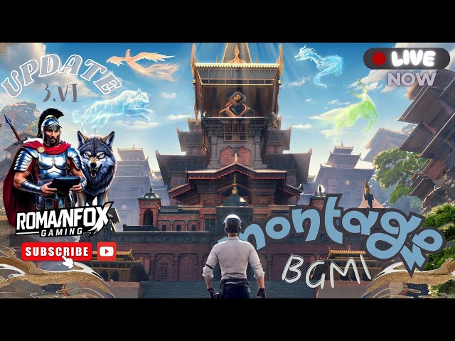 3.6 UPDATE MONTAGE 24/7|| BGMI || ROMANFOX GAMING