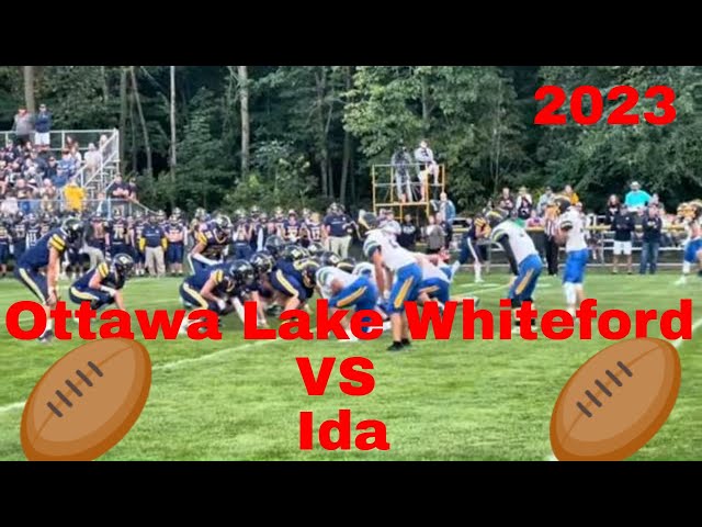 Ottawa Lake Whiteford vs Ida 8-31-2023 MHSAA Football