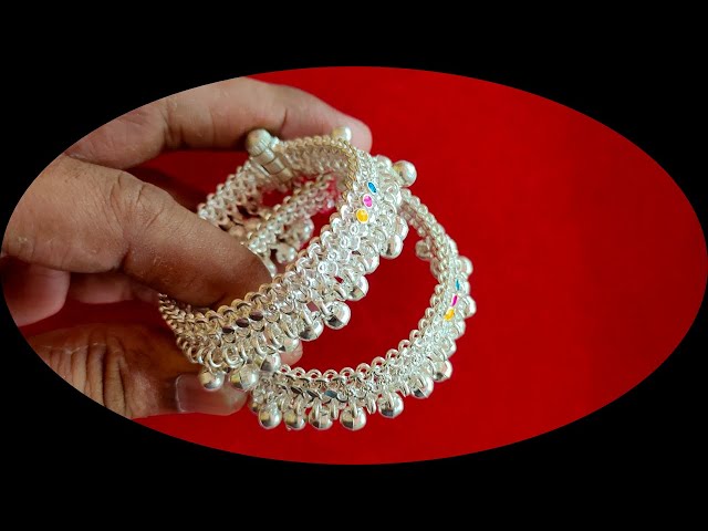 Chandi ki payal new design /silver anklets designs with weight and price @saijewellerssj16