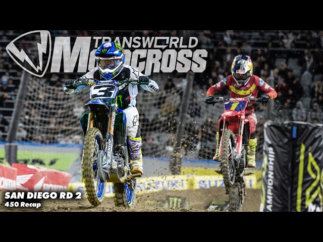 ELI TOMAC GOES BEAST MODE IN SAN DIEGO | TWMX Supercross 450 Race Highlights