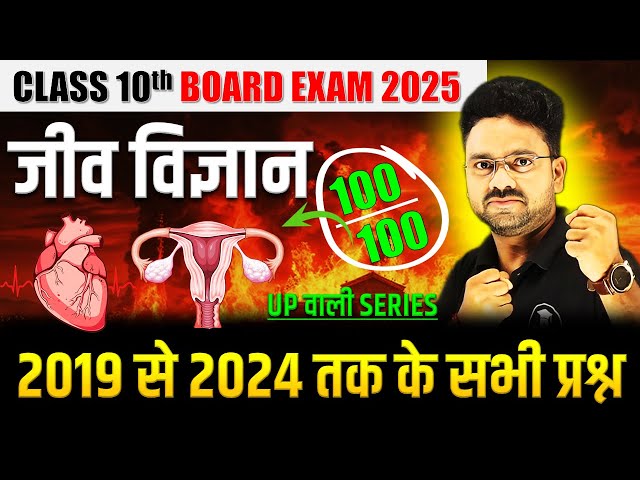 🔴विज्ञान के 2019 से 2024 तक के पेपर का हल✅Biology Diagrams & Important Questions ✅Class 10th Science