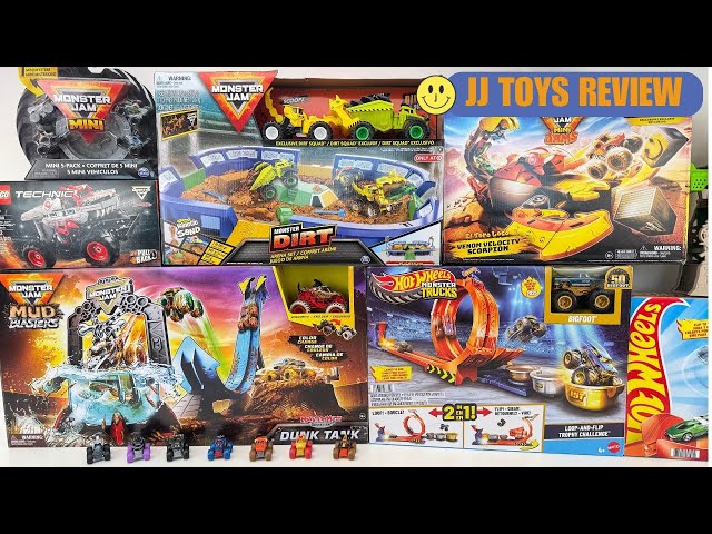 Monster Jam Toys Unboxing Review ASMR | Hot Wheels Monster Truck