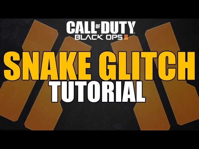 Black Ops 2 Glitches: Snake Glitch Tutorial