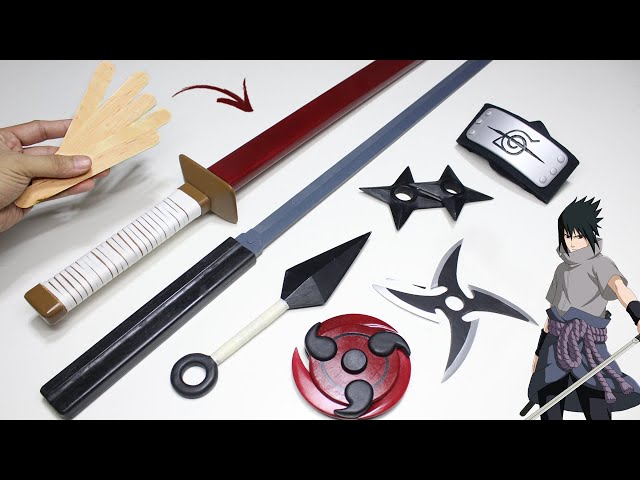 Easy & Simple DIY | Making Sasuke Ninja Weapons from Popsicle Sticks -WITHOUT POWERTOOLS Compilation