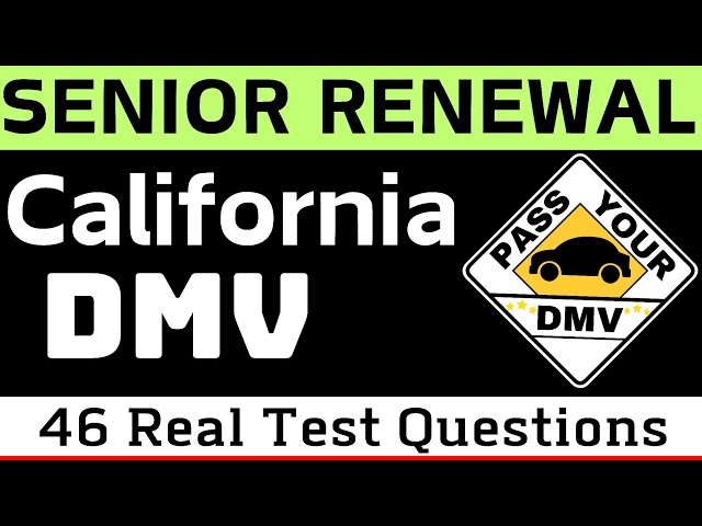 California DMV Written Test 2025 | DMV Senior Written Test 2024 California | Test-6