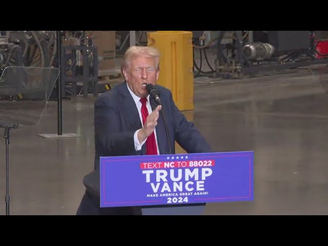 FULL REMARKS: Former President Trump speaking in Mint Hill