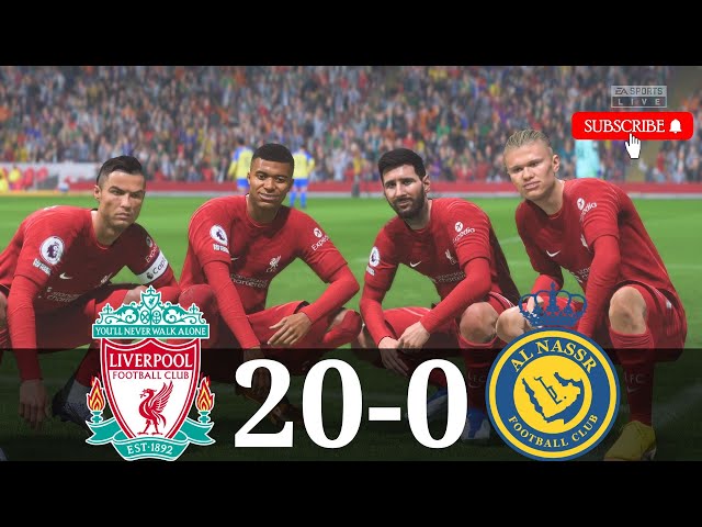 MESSI, RONALDO, MBAPPE, NEYMAR, ALL STARS | LIVERPOOL 20-0 AL NASSR