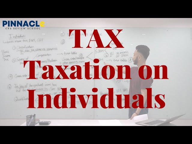 Pinnacle Online Actual Video Lessons (Taxation on Individuals)