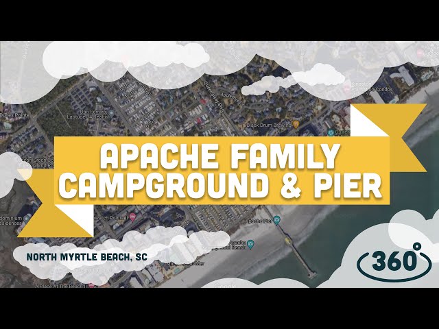 Apache Family RV Park 4K 360° Tour | Myrtle Beach SC (RV Life)