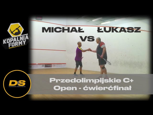 Turniej squasha: Przedolimpijskie C+ - Łukasz vs Michał (skróty)