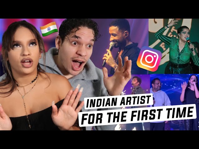 Waleska & Efra react to VIRAL INDIAN ARTISTS  for the first time