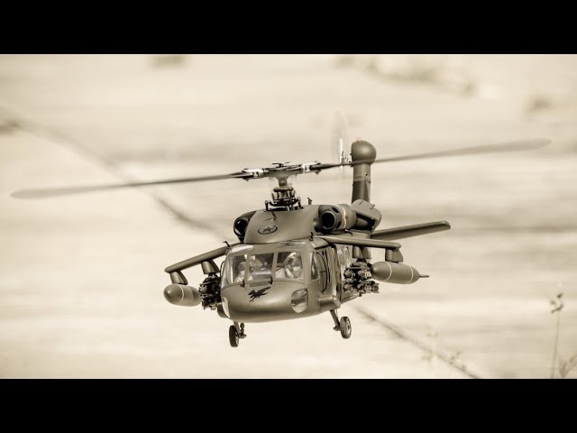 Blackhawk RC Helicopter Flight 1