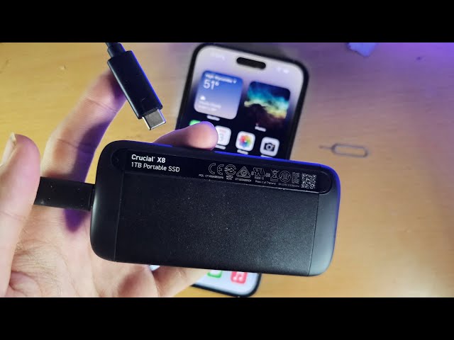 ANY iPhone How To Access External Hard Drive / SSD!