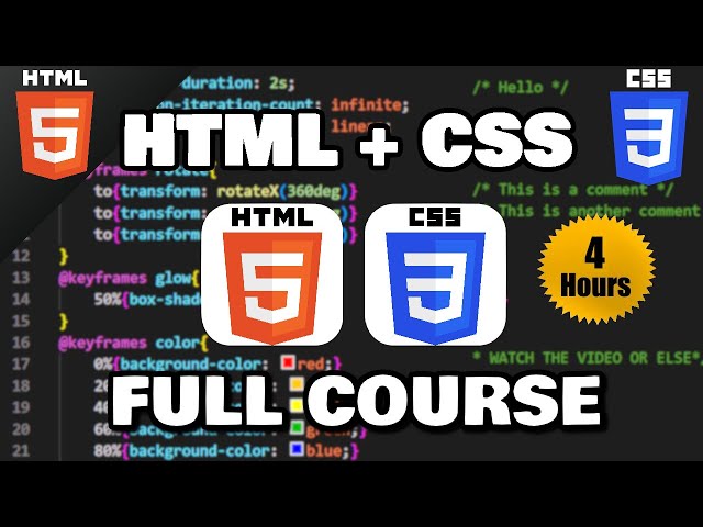 HTML & CSS Full Course for free 🌎