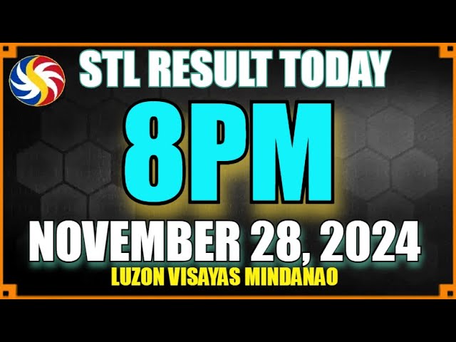 Stl Result Today 8pm MINDANAO November 28, 2024