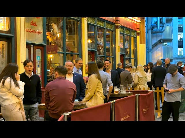 🇬🇧 INSIDE LONDON'S FINANCIAL HEART: A WALK BETWEEN HISTORY AND SKYSCRAPERS, THE CITY OF LONDON, 4K