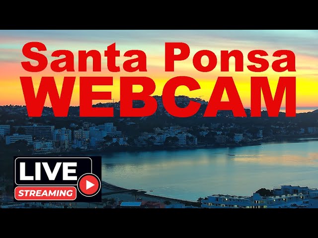 🌞 Live Webcam Santa Ponsa Beach | 4K UHD |24/7 Stream| Weather #Mallorca #Calvia #Balearics #Weather