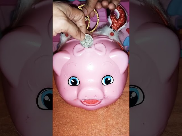 Smart Chubby Pink Piggy Bank #asmr #trending #viralvideo #shorts #coinbank