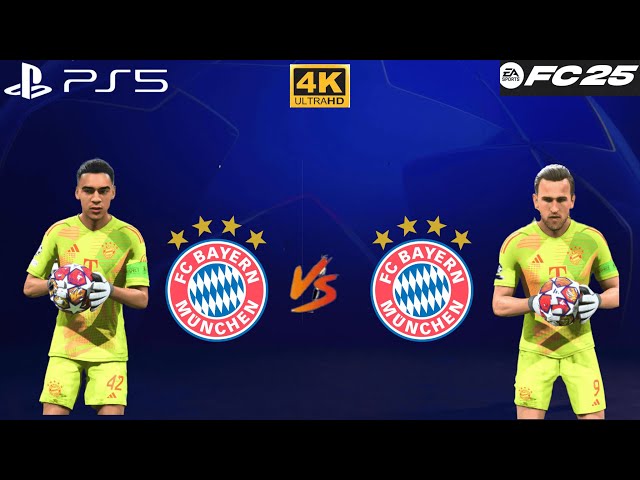 FC 25 | GK Musiala vs GK Harry Kane | Bayern Munchen vs Bayern Munchen | PS5™ Gameplay[4K60]