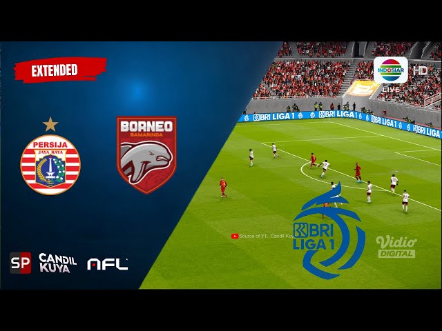 [Pes Gameplay] Match Highlights: Persija Jakarta vs Borneo FC | Indonesia Liga 1 24/25