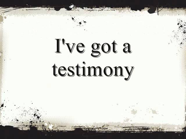 Rev. Clay Evans - I've got a testimony