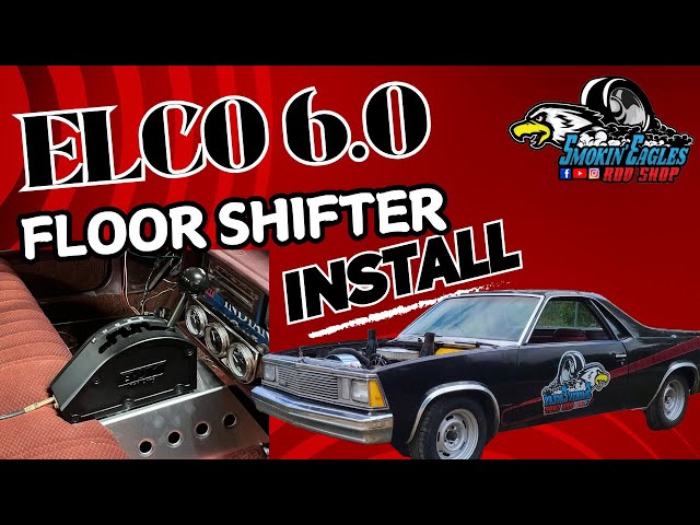 floor shifter install g-body El Camino!!