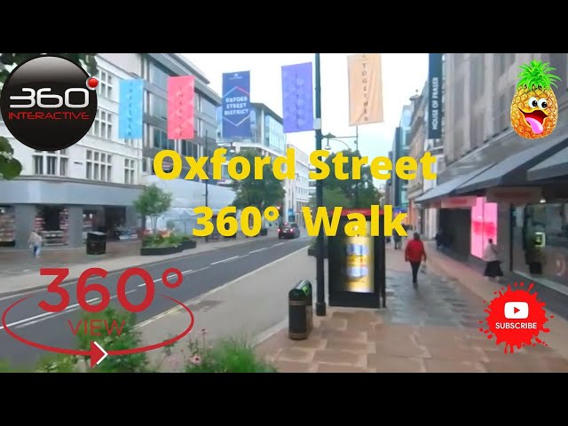 360° VR In 5.7K | Oxford Street London 10am 24th July first Saturday after "Freedom Day" #VR #VR360