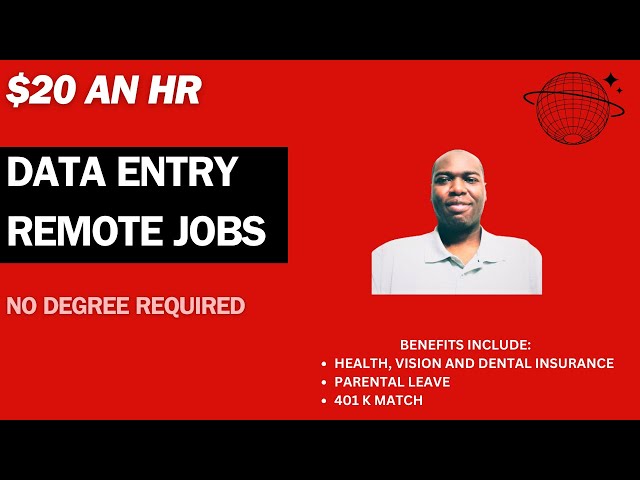 Remote Data Entry Jobs/No Customer Service Jobs + No Phone Jobs +A No Experience Reqiured Job + More