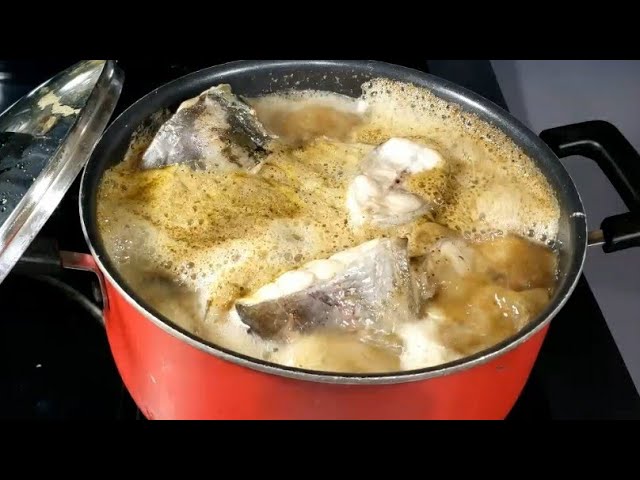 HOW TO make CAT FISH NSALA SOUP | WHITE SOUP WITH FRESH CAT-FISH | Nigerian soup recipe