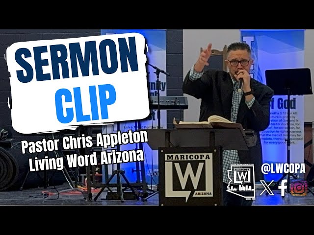 Sermon Clip | All Things New | Pastor Chris Appleton | LWCOPA