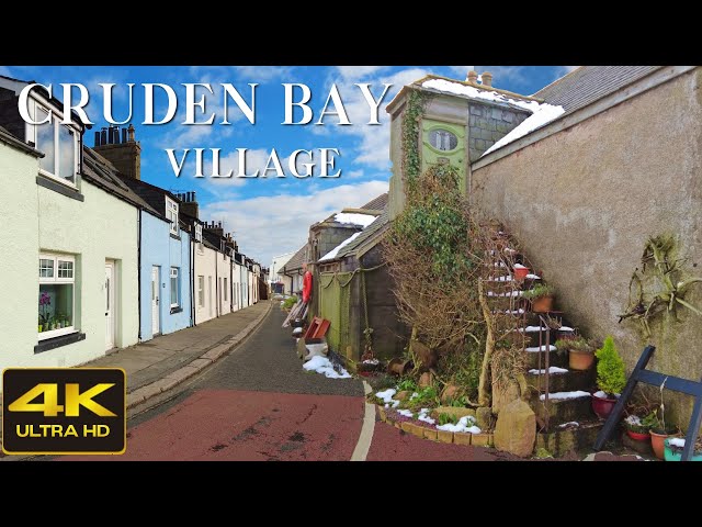 Cruden Bay Village Walk, Scotland Countryside 4K