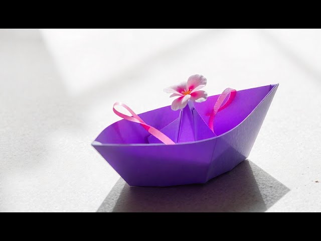 ⛵How to Make a Paper Boat 🚤Paper Craft Ideas Easy at Home without Glue #papercraft #diy #boat #art