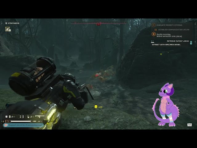 Tylra joins in the bug killing democracy thingy! Into Helldivers 2!