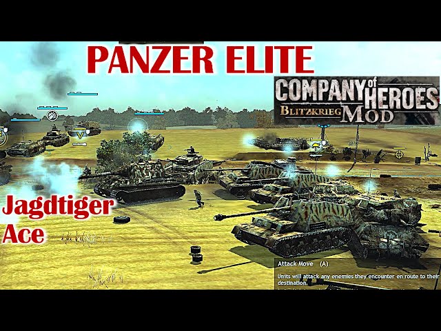 Strategy war games - Company of Heroes Blitzkrieg Mod #tankwar #tankgame #strategygames