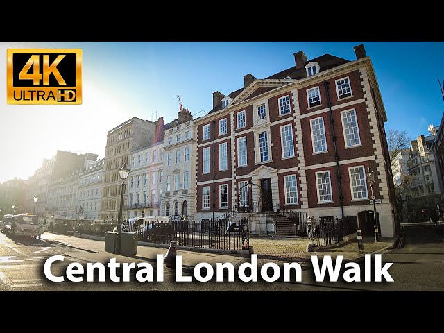 Exploring Central LONDON | Walking Tour | 3D 360° binaural audio 🎧