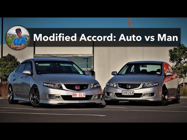 Modified Automatic vs Manual Accord Euro - The Auto Still Rips